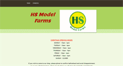 Desktop Screenshot of hsmodelfarms.co.uk