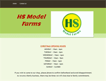 Tablet Screenshot of hsmodelfarms.co.uk